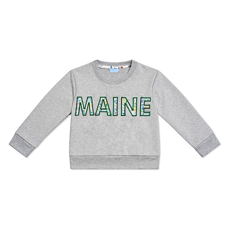 Joy Street Joy Street Kids Summer Crewneck Sweatshirt - Maine