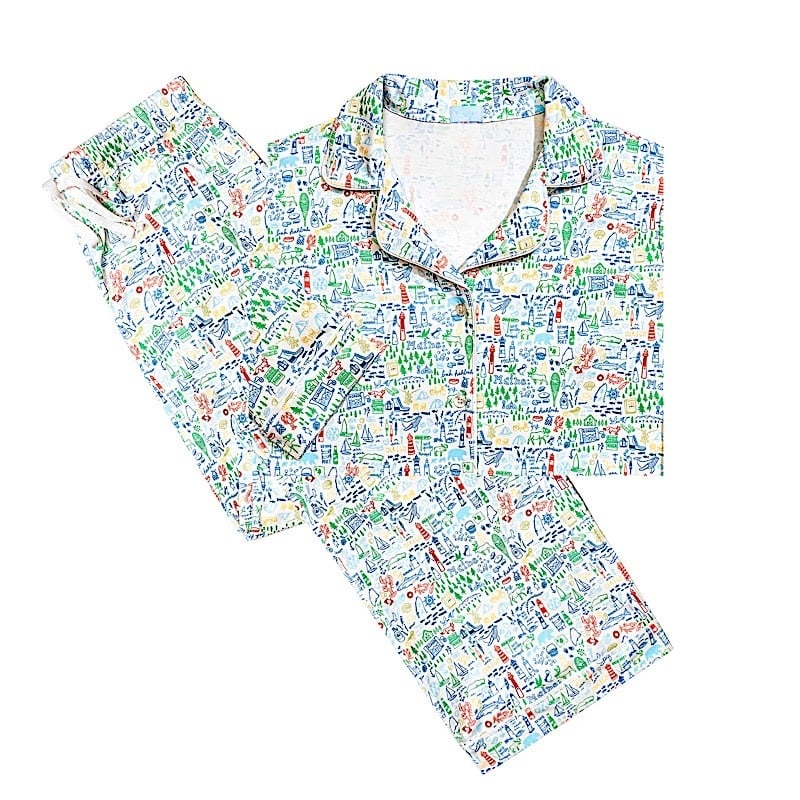 Joy Street Women's Long Pajama Set - Maine