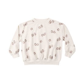 Rylee + Cru LLC Rylee + Cru Relaxed Sweatshirt - Owls