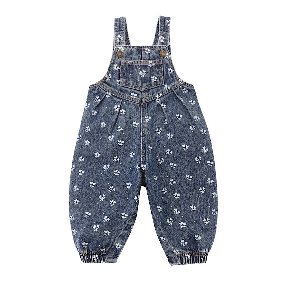 Rylee + Cru Vintage Overall - Heart Ditsy