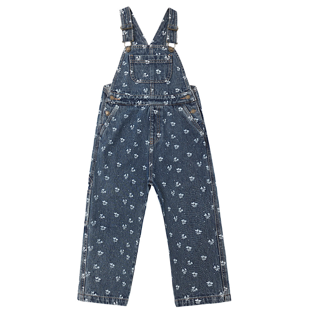 Rylee + Cru Utility Overall - Heart Ditsy