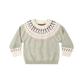 Rylee + Cru LLC Rylee + Cru Fair Isle Sweater - Sage