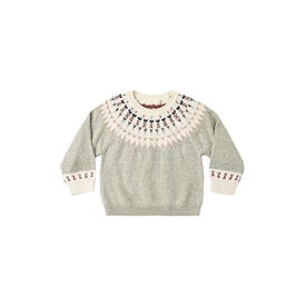Rylee + Cru LLC Rylee + Cru Women's Fair Isle Sweater - Sage