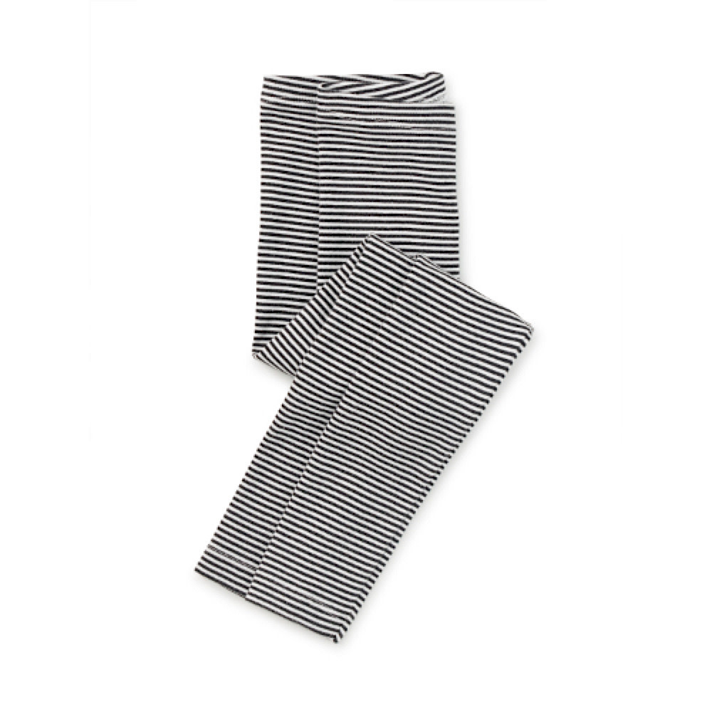 Tea Collection Tea Collection Striped Leggings - Jet Black