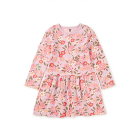Tea Collection Tea Collection Long Sleeve Pocket Dress - Rosa Canina