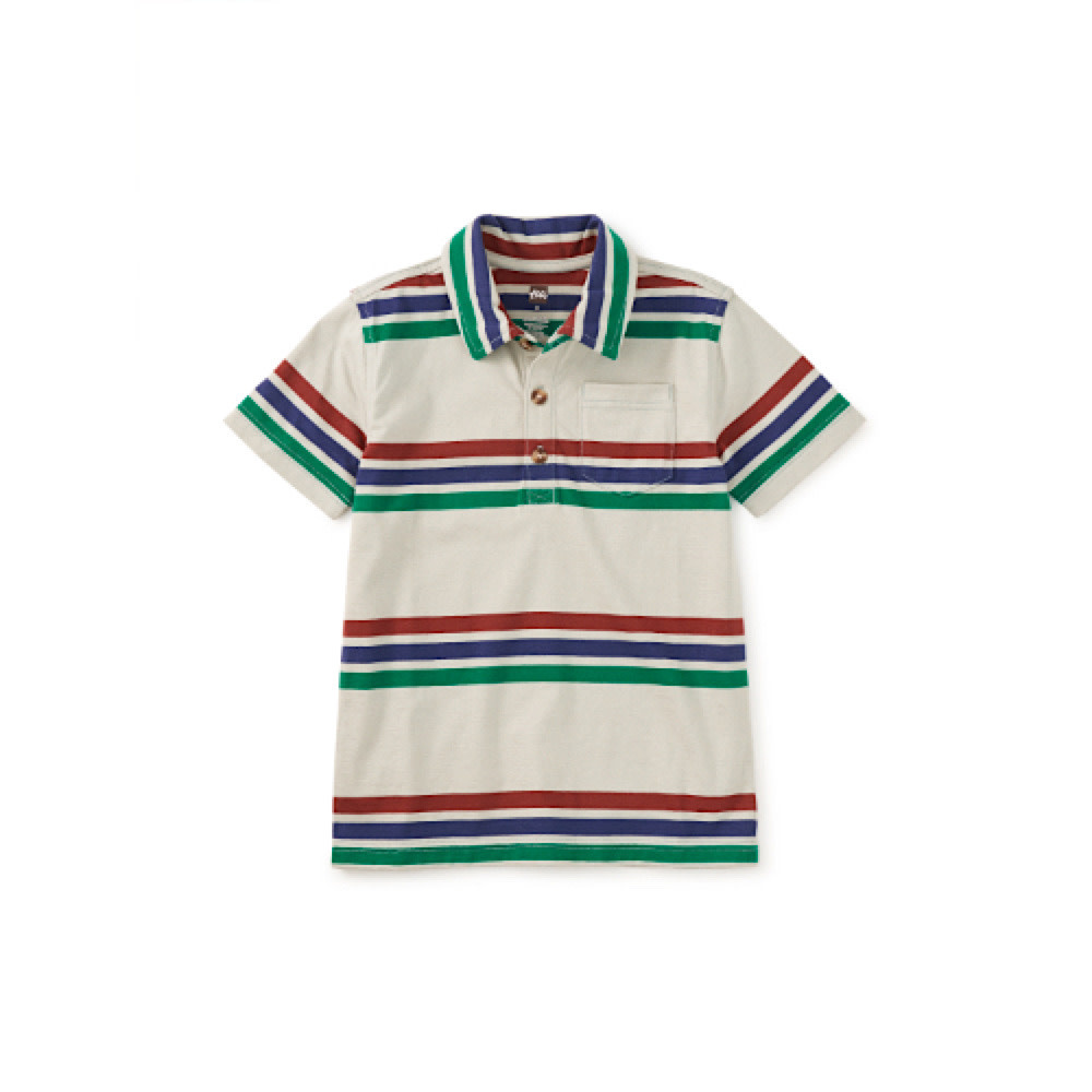 Tea Collection Striped Polo - Mica