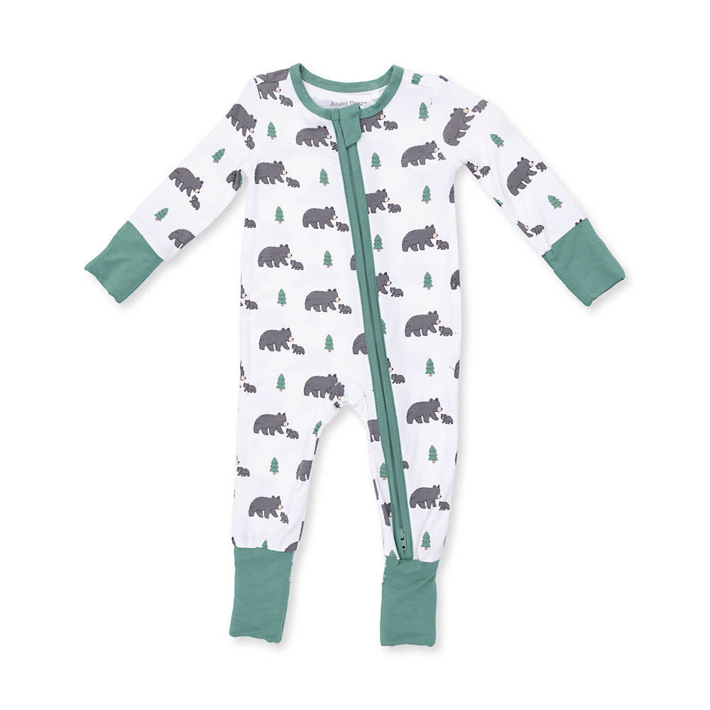 Angel Dear Convertible Romper - Black Bears
