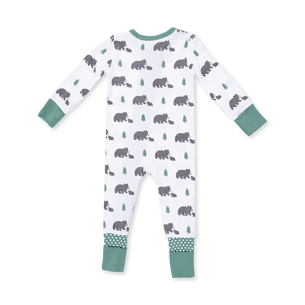 Angel Dear Convertible Romper - Black Bears