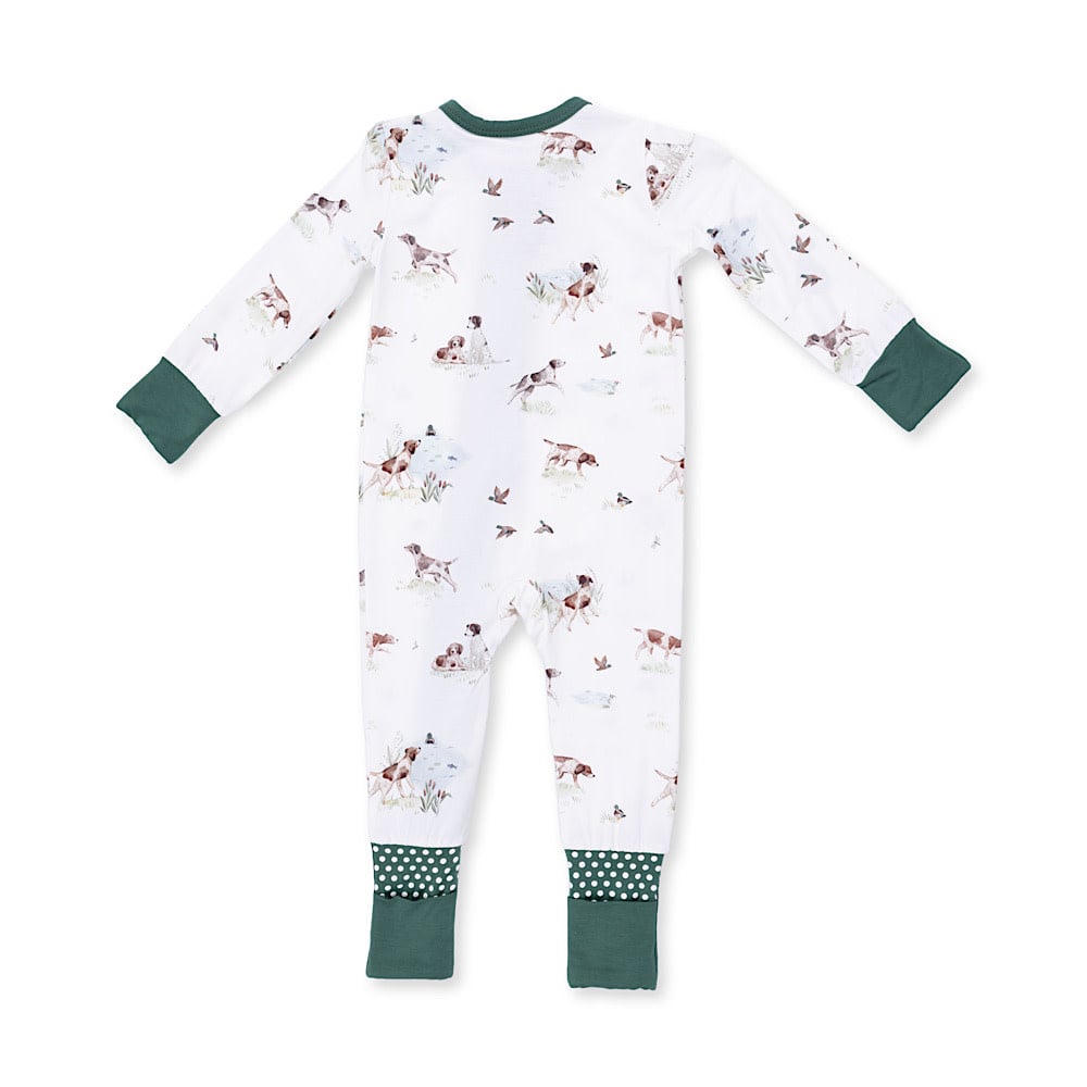 Angel Dear Convertible Romper - Pointer Pups and Duck Buddies