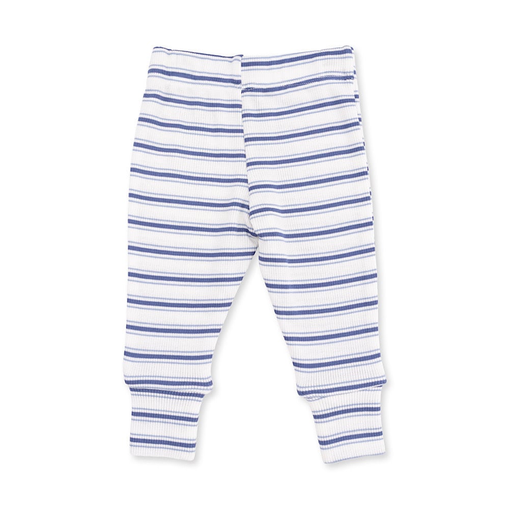 Angel Dear Long Sleeve Henley Play Set - Vintage Stripe Blue