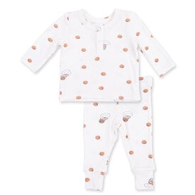 Angel Dear Angel Dear Long Sleeve Henley Play Set - Mini Basketballs