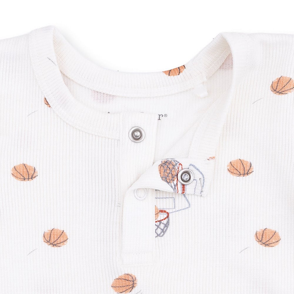 Angel Dear Long Sleeve Henley Play Set - Mini Basketballs