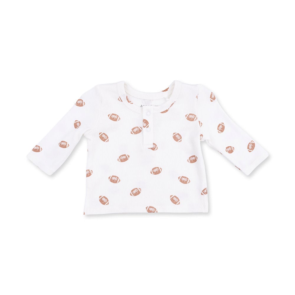 Angel Dear Long Sleeve Henley Play Set - Mini Footballs