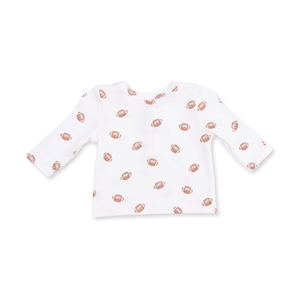 Angel Dear Long Sleeve Henley Play Set - Mini Footballs