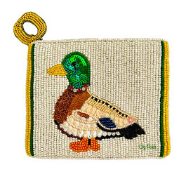  Lily Posh Beaded Coin Purse - Duck