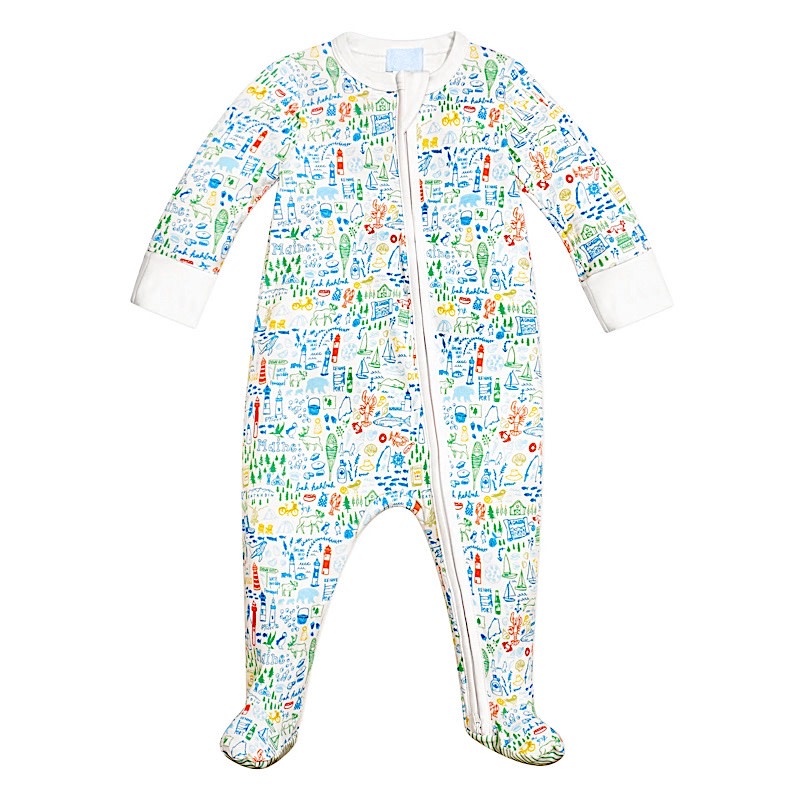 Joy Street Baby Zip Onesie - Maine