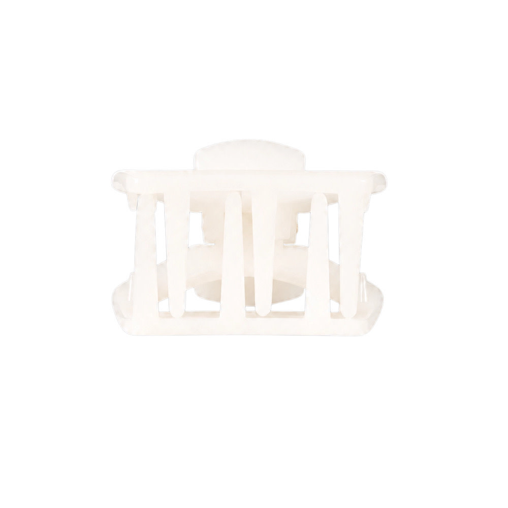 Teleties Open Hair Clip - Petite - Coconut White