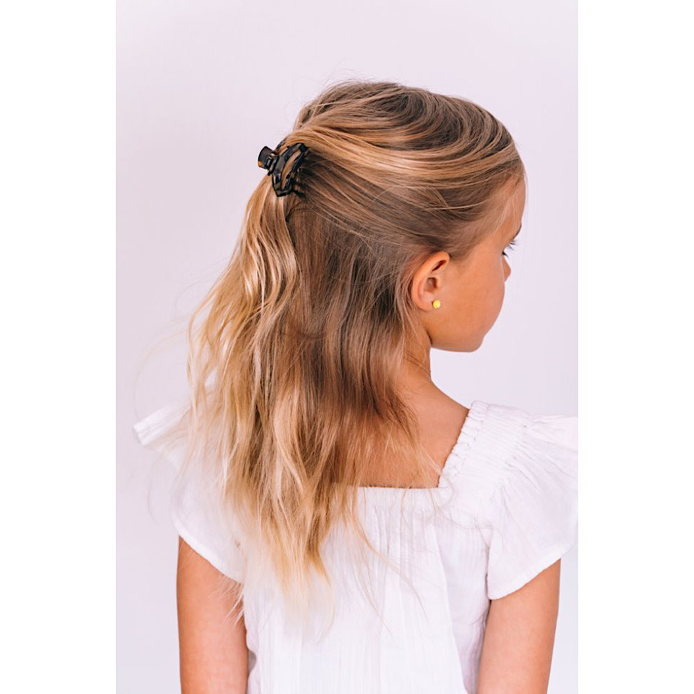 Teleties Open Hair Clip - Tiny - Tortoise