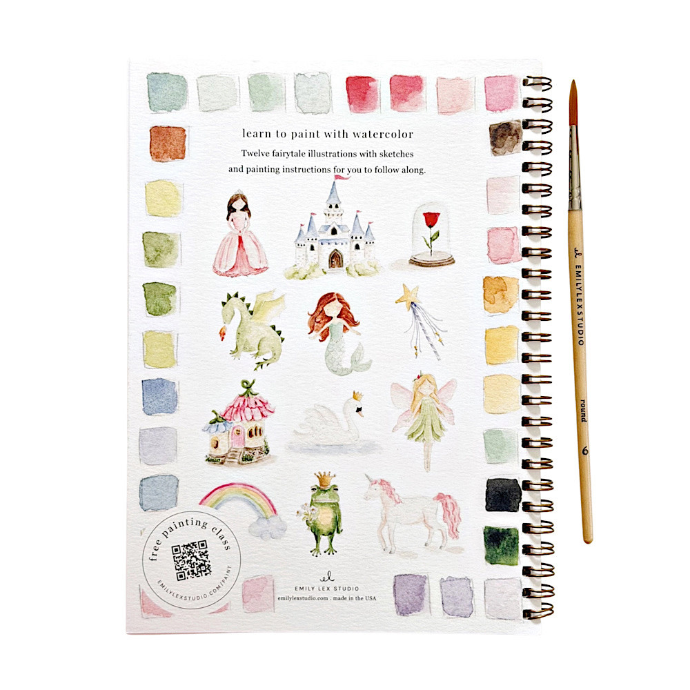 Emily Lex Studio Watercolor Workbook - Fairytale