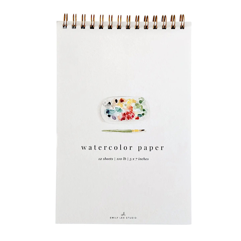 Emily Lex Studio Spiral Watercolor Paper Pad 5x7