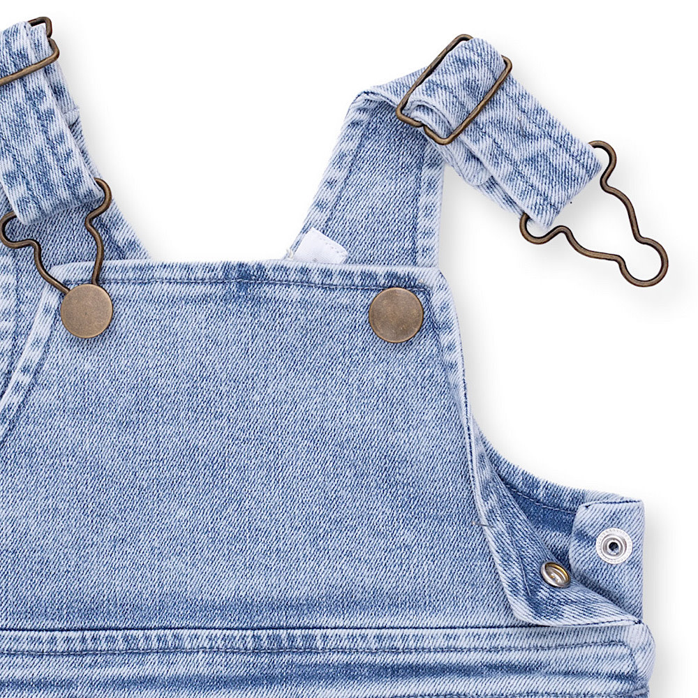 Angel Dear Old School Overall - Blue Stretch Denim