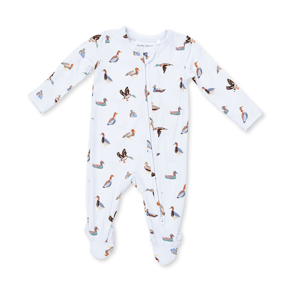 Angel Dear 2 Way Zipper Footie - American Ducks