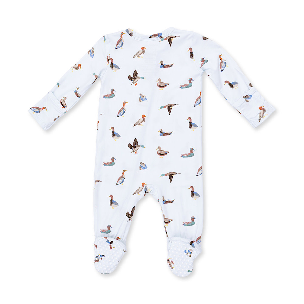 Angel Dear 2 Way Zipper Footie - American Ducks