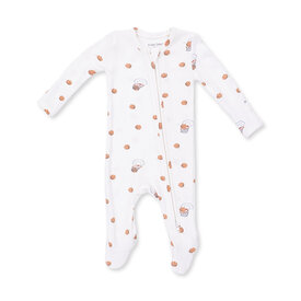 Angel Dear Angel Dear 2 Way Zipper Footie - Mini Basketballs