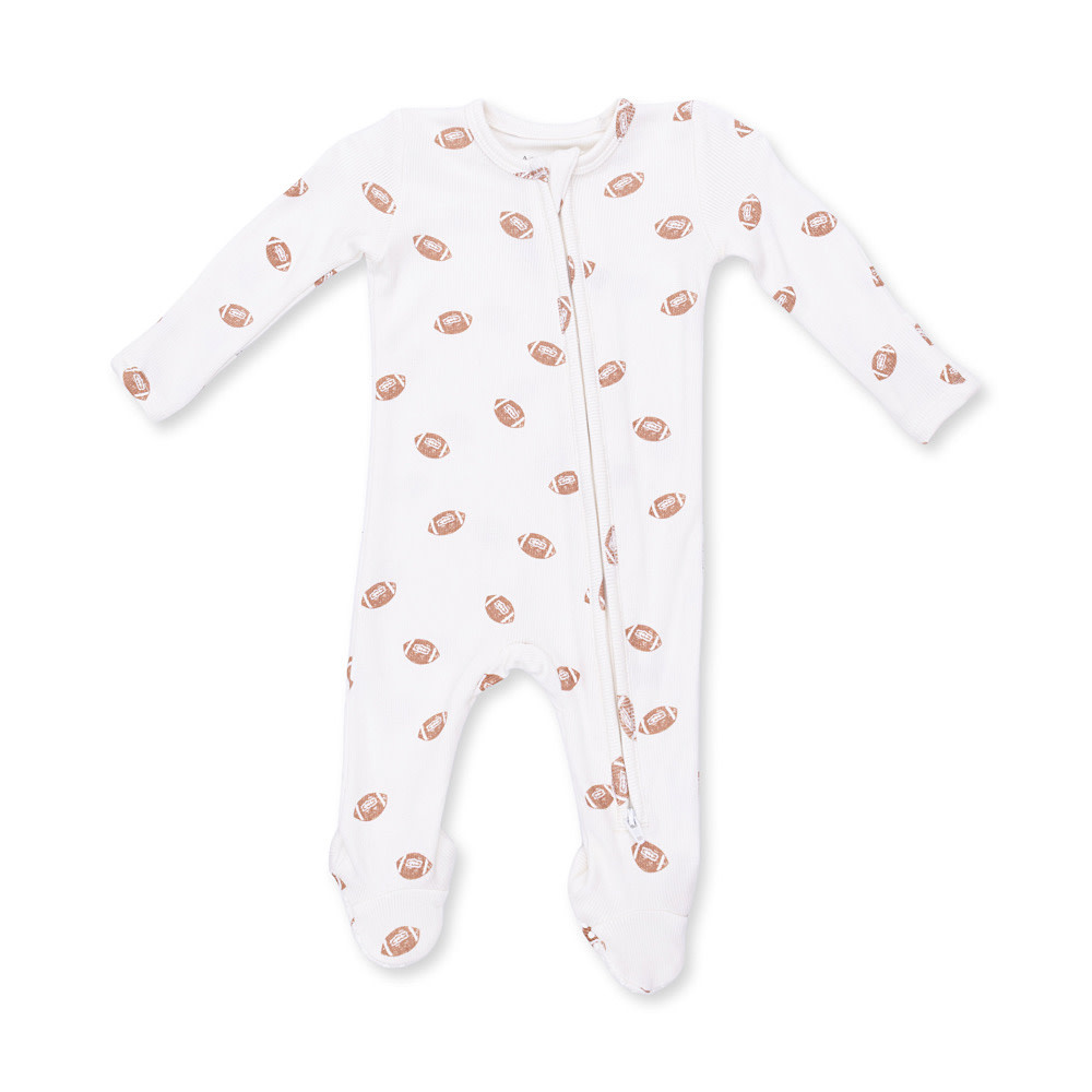 Angel Dear Angel Dear 2 Way Zipper Footie - Mini Footballs