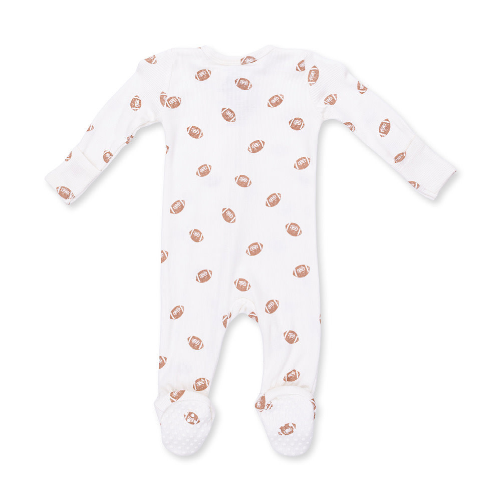 Angel Dear 2 Way Zipper Footie - Mini Footballs