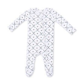 Angel Dear Angel Dear 2 Way Zipper Footie - Simple Hockey