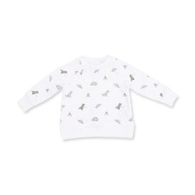 Angel Dear Angel Dear Raglan Sweatshirt - Dinos French Terry