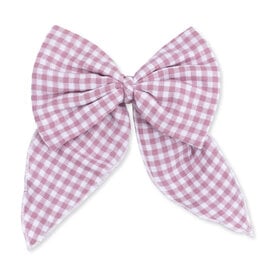 Angel Dear Angel Dear Large Bow - Berry Gingham