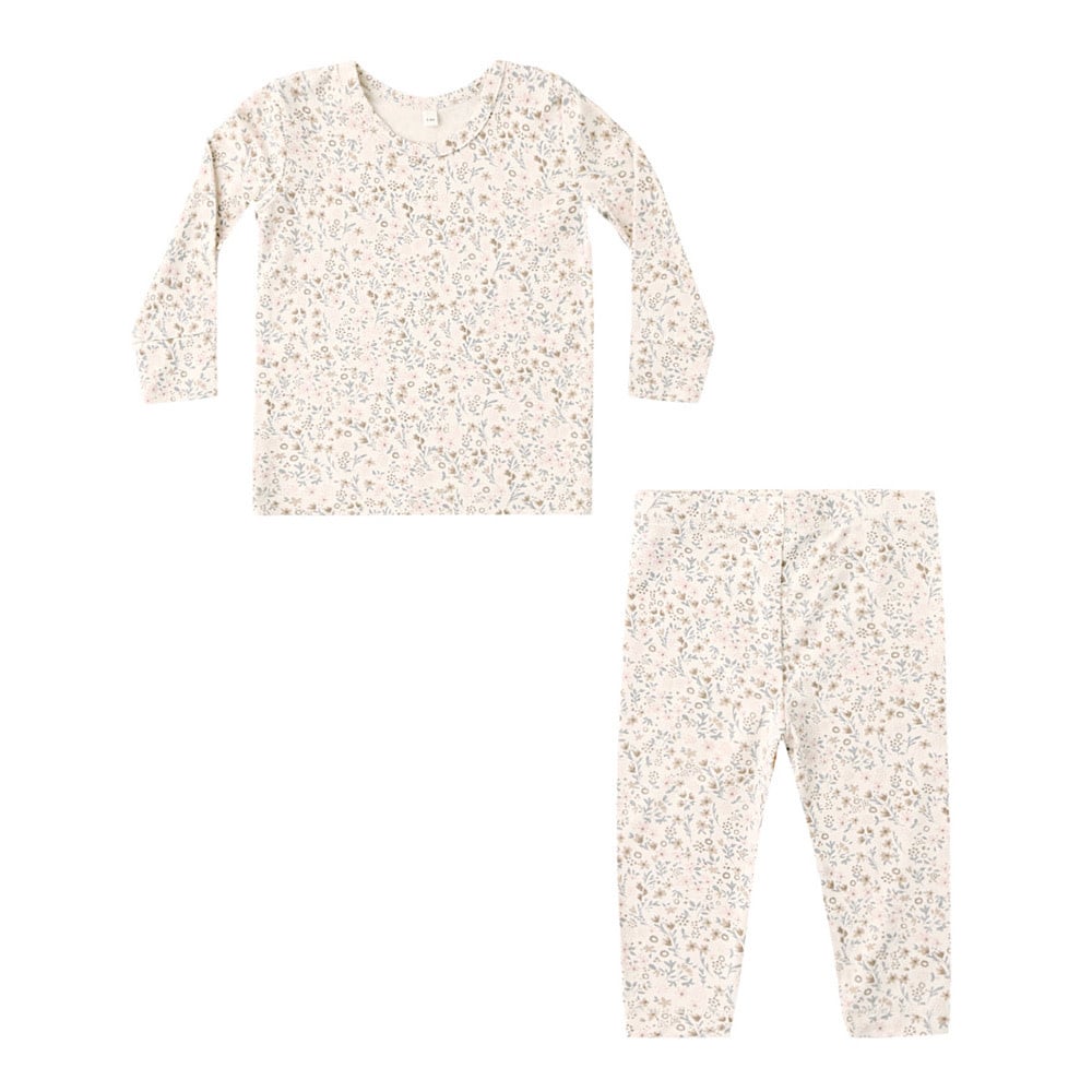 Quincy Mae Bamboo Pajama Set - Bloom