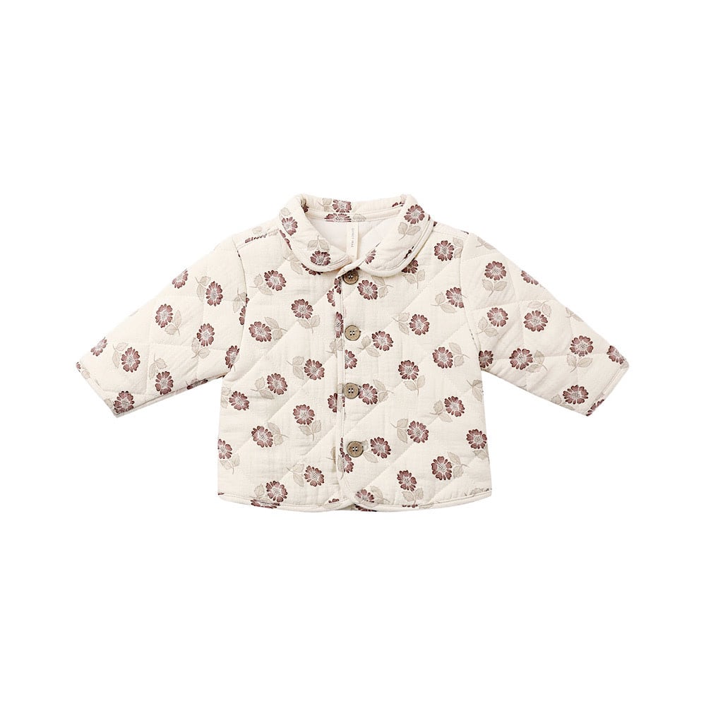 Quincy Mae Quincy Mae Quilted Jacket - Fall Floral