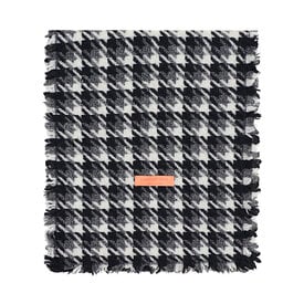 Lost Pattern NYC Lost Pattern Houndstooth Cashmere Scarf - Black & White
