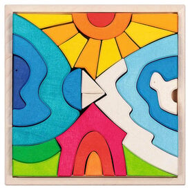 Goki America Goki Landscape Puzzle - Little Polar Bear
