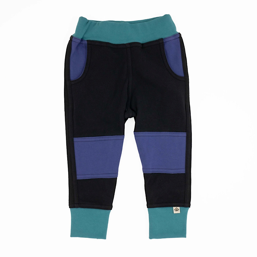 Peace House Studio Baby Joggers - Colorblock Blackberry