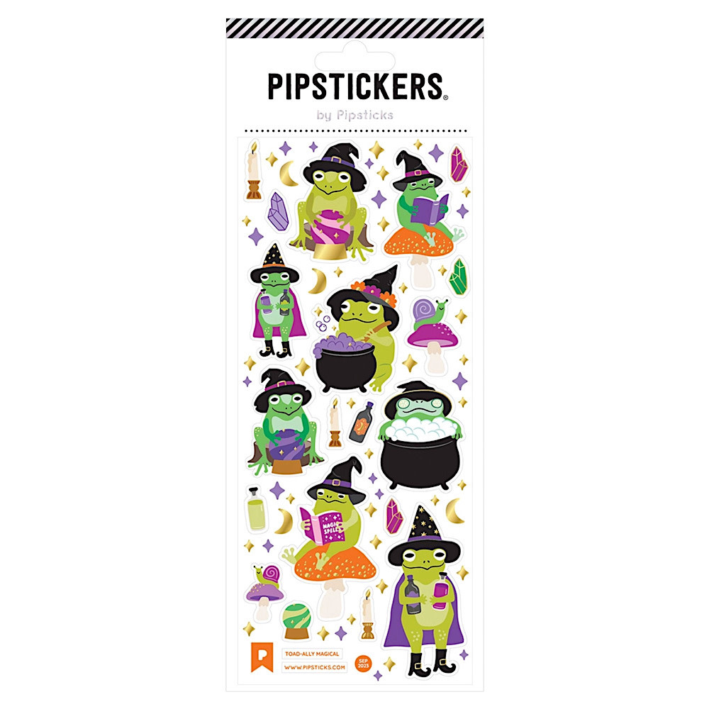 Pipsticks Sticker Sheet - Toad-Ally Magical