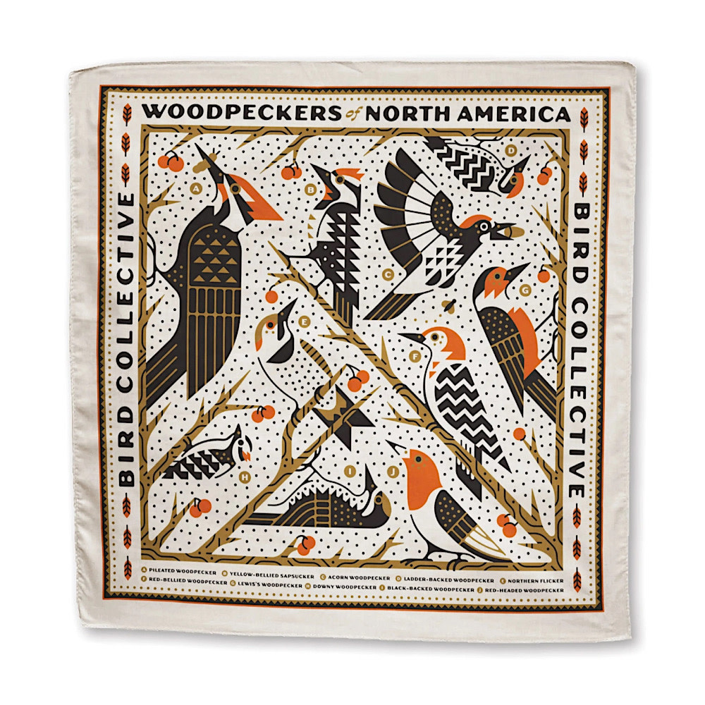 Bird Collective Bandana - Woodpecker