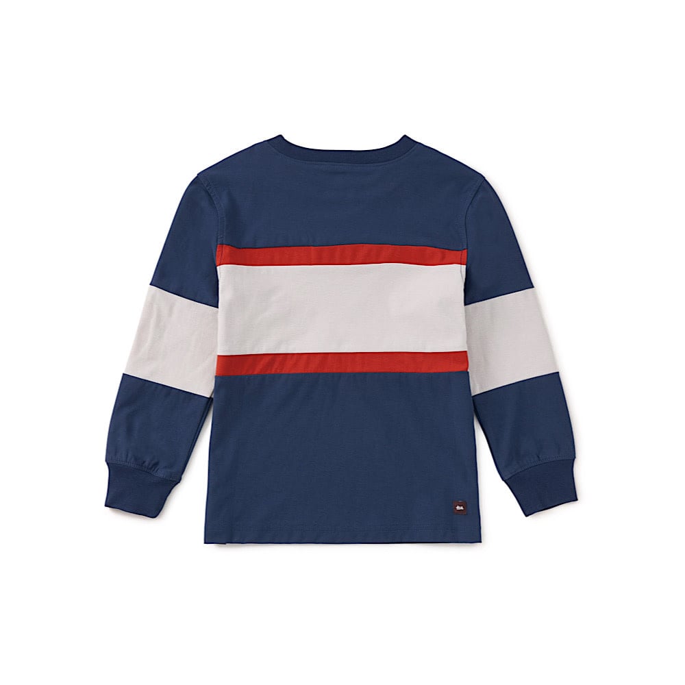 Tea Collection Colorblock Rugby Top - Twilight