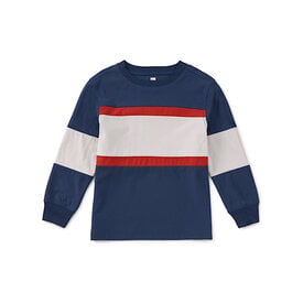 Tea Collection Tea Collection Colorblock Rugby Top - Twilight