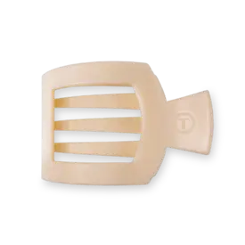 Teleties Teleties Flat Square Clip - Medium - Almond Beige