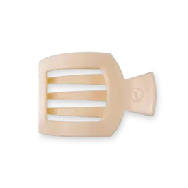 Teleties Teleties Flat Square Clip - Small - Almond Beige