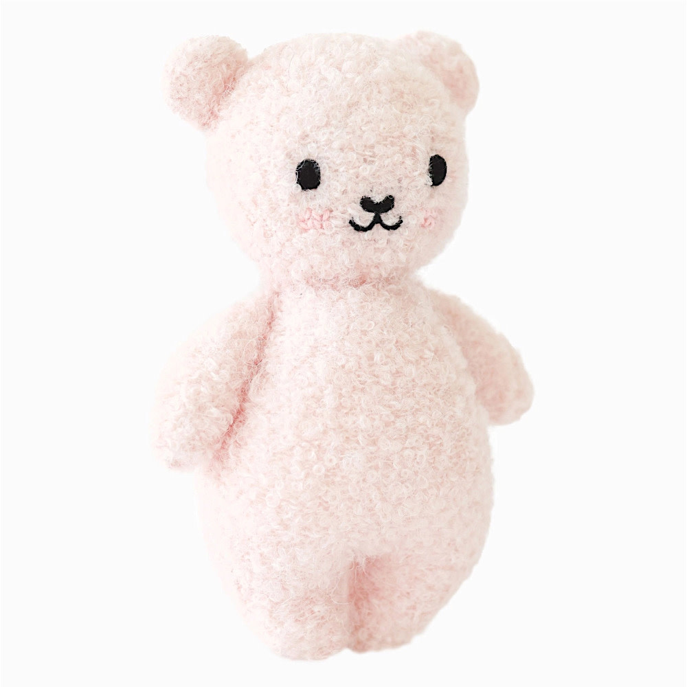 Cuddle + Kind Baby Bouclé Bear - Strawberry