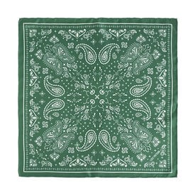 Lost Pattern NYC Lost Pattern Silk Bandana Scarf - Sagebrush Green Paisley