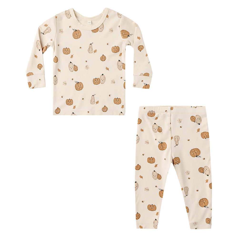 Quincy Mae Quincy Mae Bamboo Pajama Set - Harvest Friends