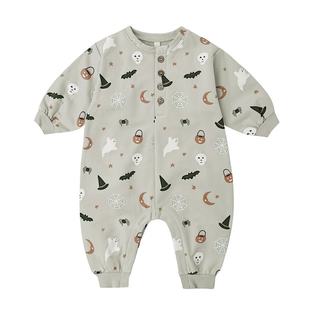 Quincy Mae Relaxed Fleece Jumpsuit - Halloween Things