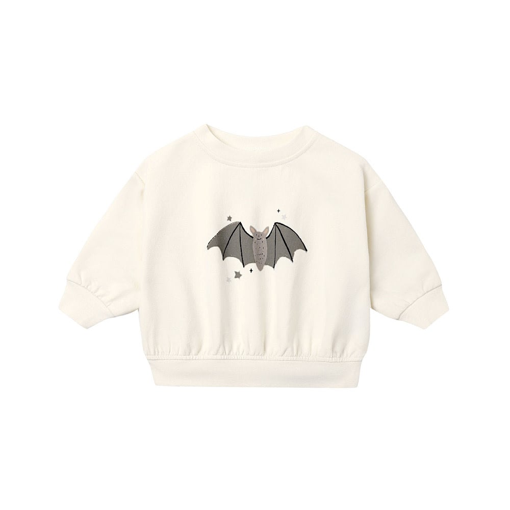 Quincy Mae Relaxed Fleece Sweatshirt - Baby Bats