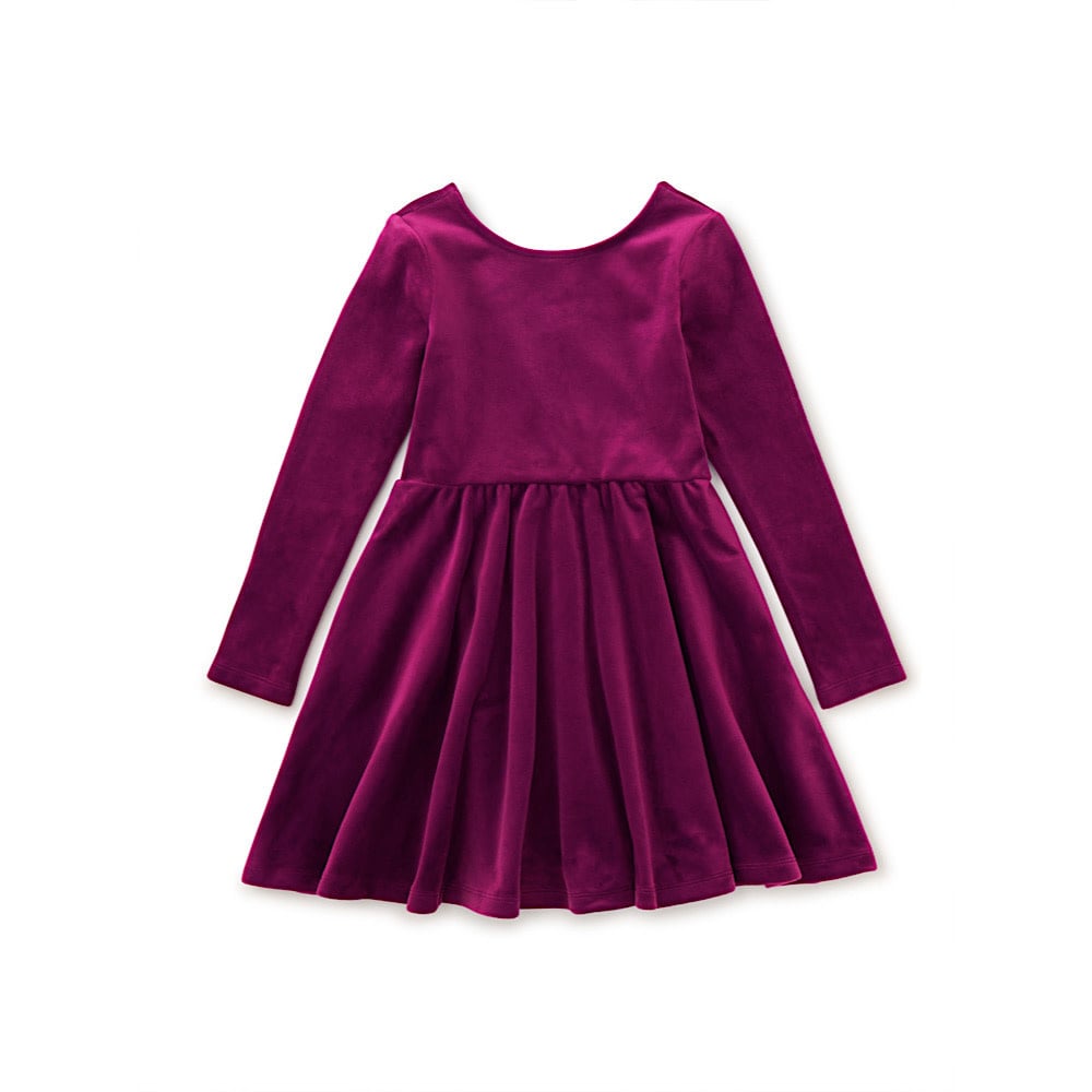 Tea Collection Tea Collection Velour Ballet Dress - Cosmic Berry